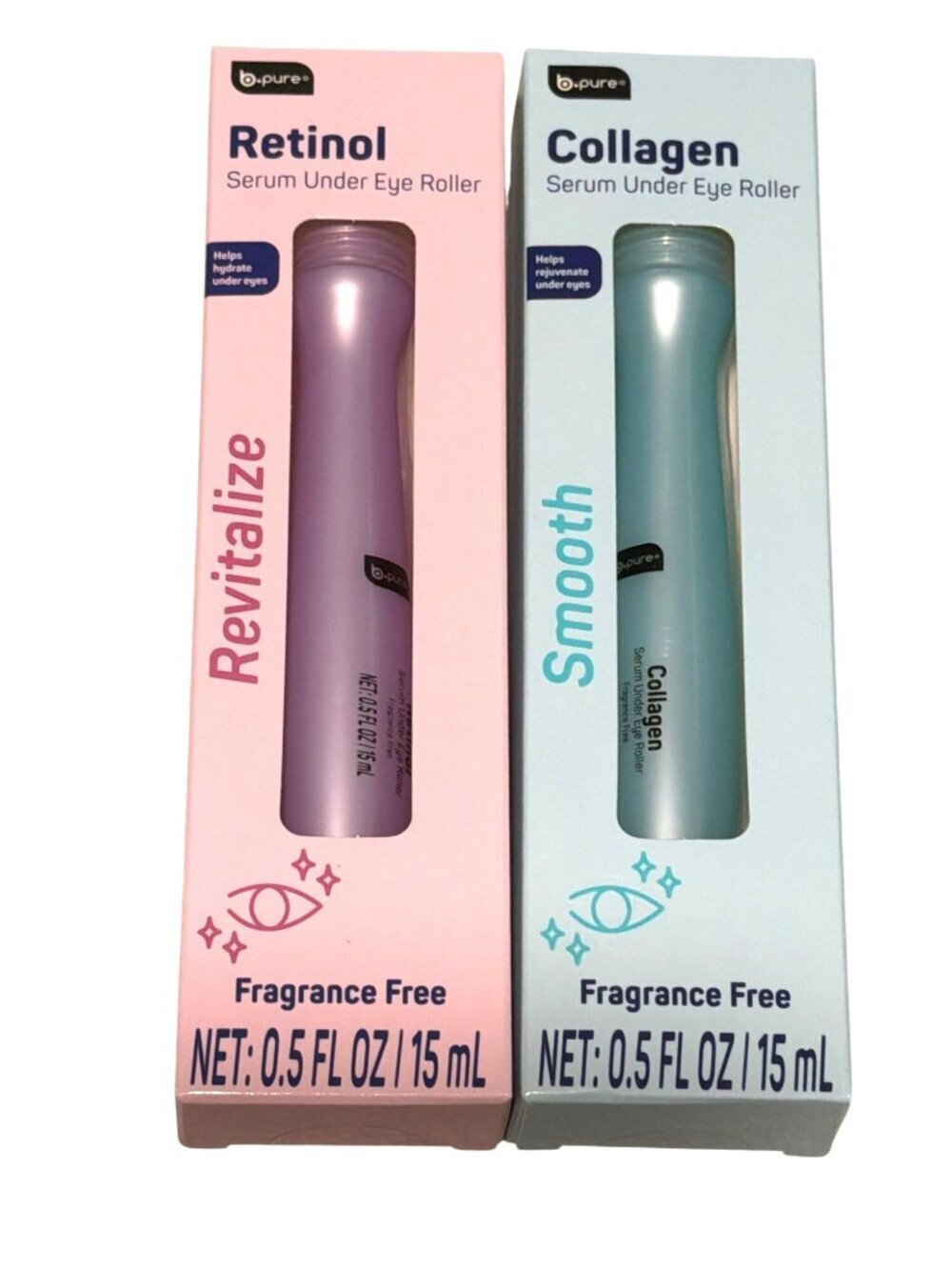 B-Pure Retinol & Collagen Serum Under Eye Rollers